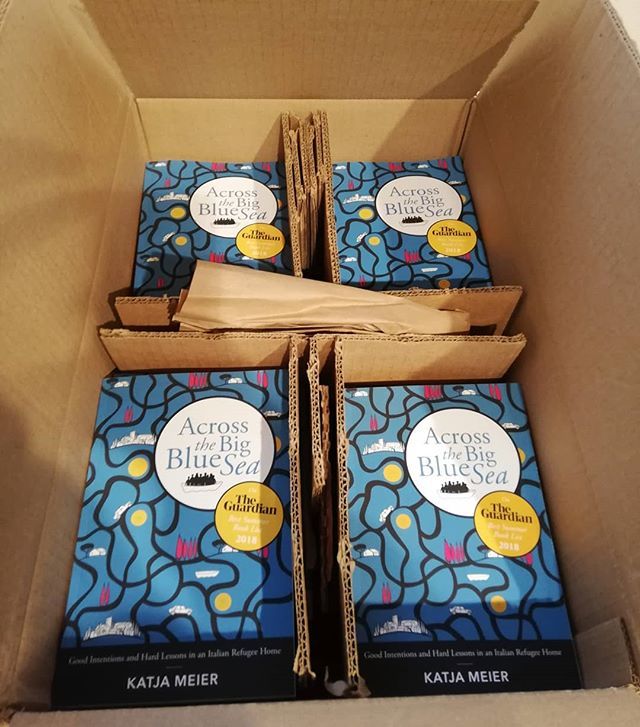 anythingtuscan's tweet photo. The books have arrived and the @wassaiclantern will serve some great food and beer. NY friends and readers, meet me on Sunday January 6, 2019 at 7pm for a conversation about #femalemigration and the joys and challenges of running a refugee home in a smal… https://t.co/RyN6KTcndL https://t.co/5j3ACWNRIR