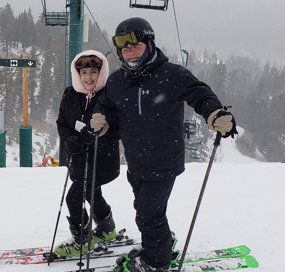 The good life with our oldest daughter Ryan by my side! This is our 21st season of skiing as a team...and she’s only 24!