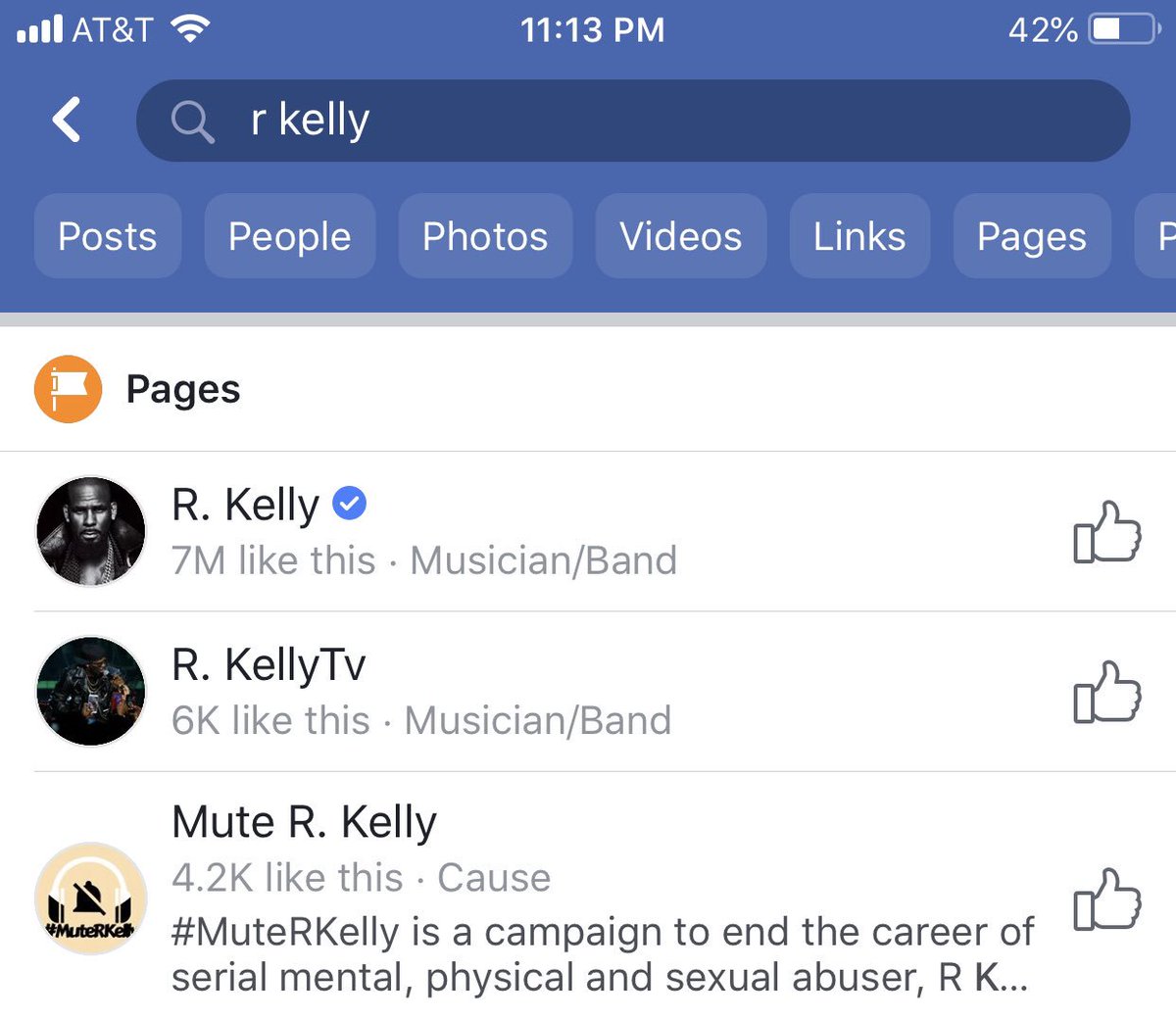 KrisHuston77's tweet photo. R. Kelly....
Has 1 million+ followers on Twitter 

Has 1 million+ followers on Instagram 

Has 7 million+ likes on Facebook book

UNFOLLOW &amp; UNLIKE him now!!!

Otherwise you are part of the problem #survivingrkelly #MuteRKelly #BlackGirlsMatter #metoo https://t.co/xxIJ3Xbxhj