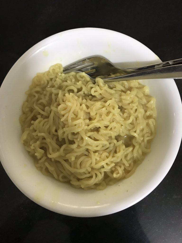 ItsNeelam's tweet image. Maggi- the cure to feeling ill #indiaproblems