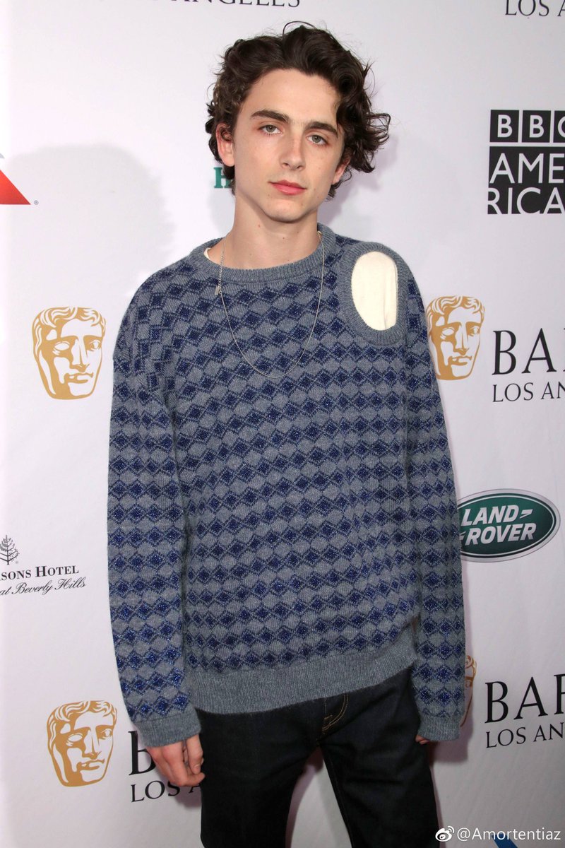 TChalametBra's tweet photo. 📷|| Timothee Chalamet no #BaftaTea hoje em L.A 

(https://t.co/fzHYzeLnMU) https://t.co/apradbm7rd