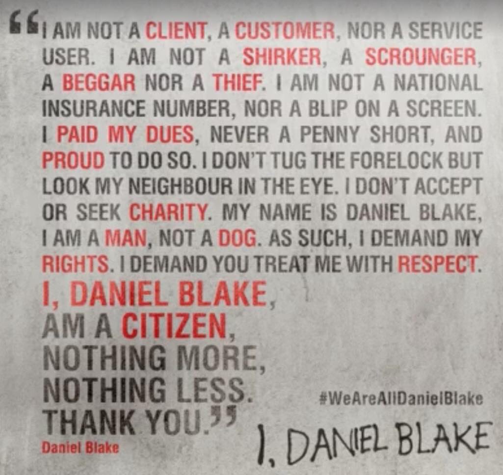 PaulaHopes1's tweet image. How your life can turn. A working man, carer, member of a community &amp;amp; contributes to society.#acitizen #IDanielBake #notadocumentaryjamescleverly