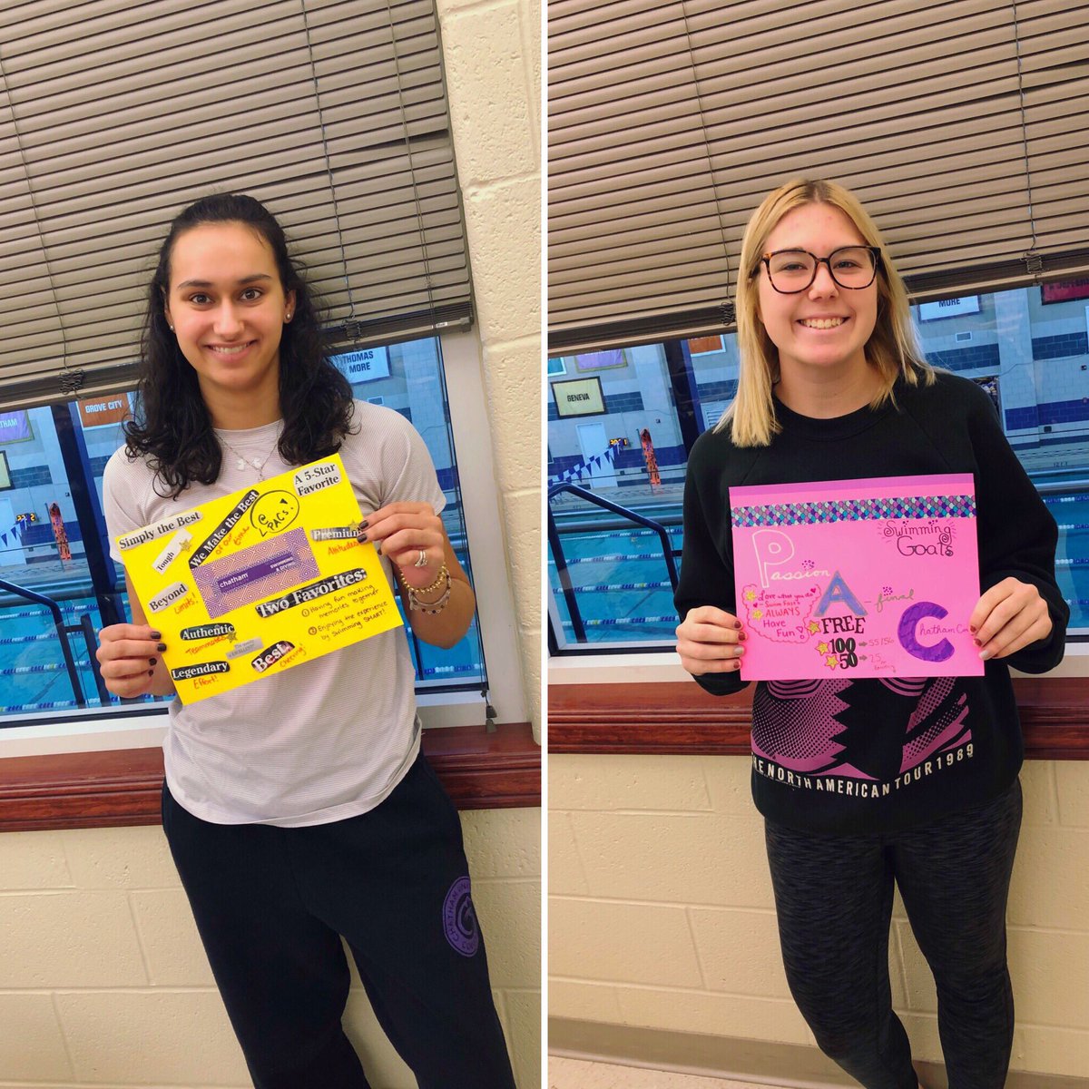 chathamu_swd's tweet photo. “Setting Goals is the first step in turning the invisible into the visible.” This week of #WinterBreakTraining was focused on the road to PACs, and what better way to end the week than by writing our goals down and then working on them. Every. Single. Day. 💪🏼🏊🏼‍♀️🐾 #ChathamSwimDive https://t.co/54JUyClqy8