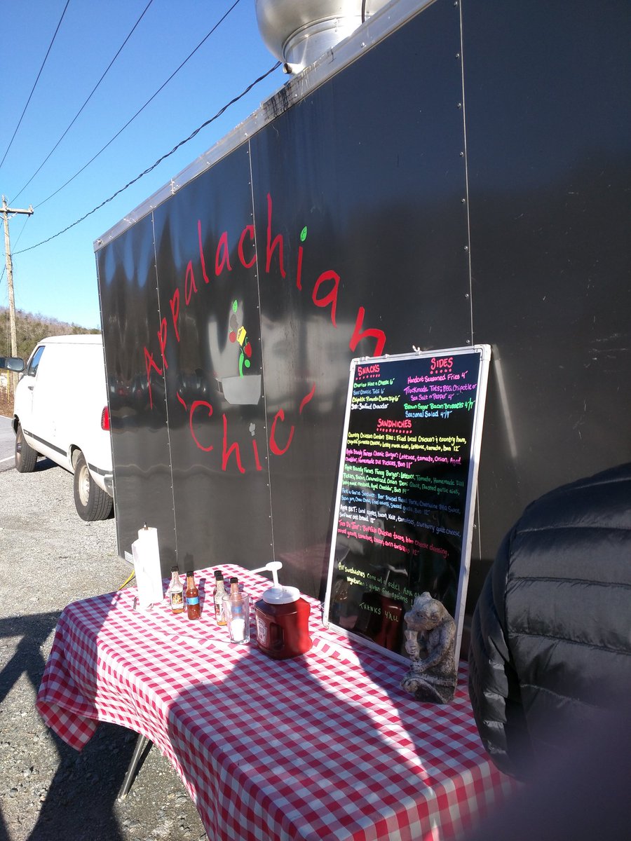 New "truck" at one of my favorite FT stops. Excellent sandwich, some kind of apple BLT, but perfectly done!