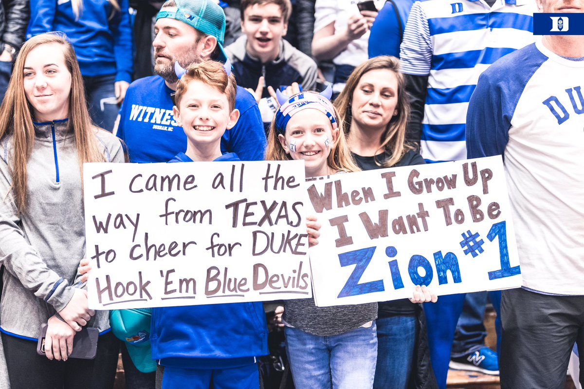 DukeMBB's tweet photo. Crazies are ready for the ACC opener. Let’s get it. 

#HereComesDuke #StayCrazie 😈😈😈😈😈 https://t.co/nphXdrnYnm