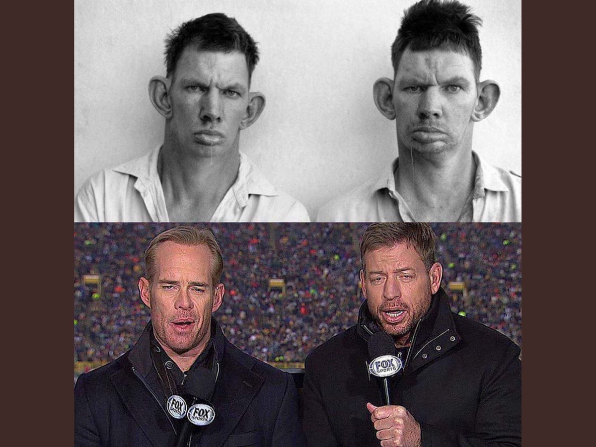 MahomesMichelle's tweet photo. Can Troy Aikman's eyes be any more bloodshot? WTF? #SEAvsDAL #NFLWildCard https://t.co/ltEl459lTc