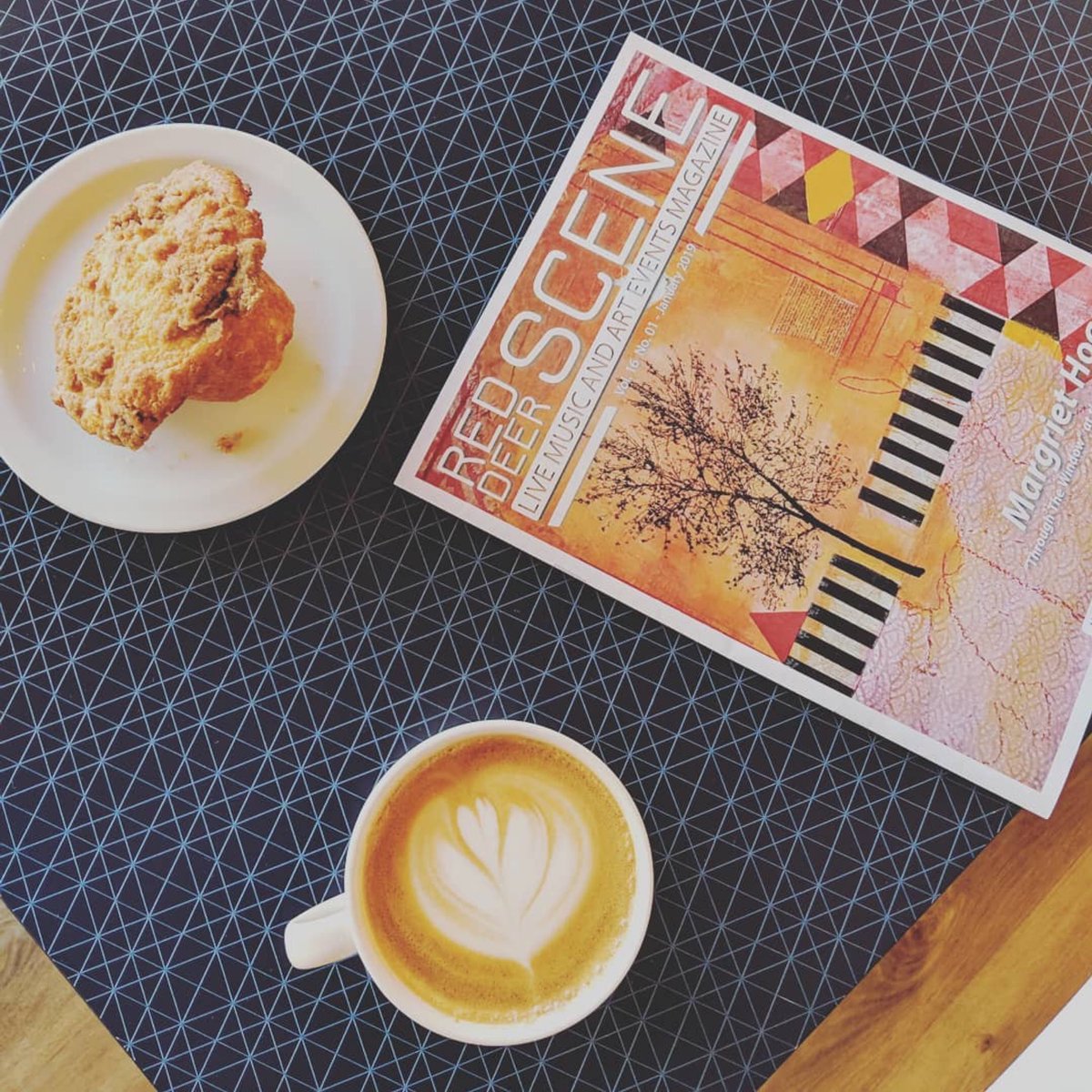 The January Scene is out now! via <a href="/meetingwatersab/">Meeting Waters Coffee + Roastery</a> reddeerscene.com