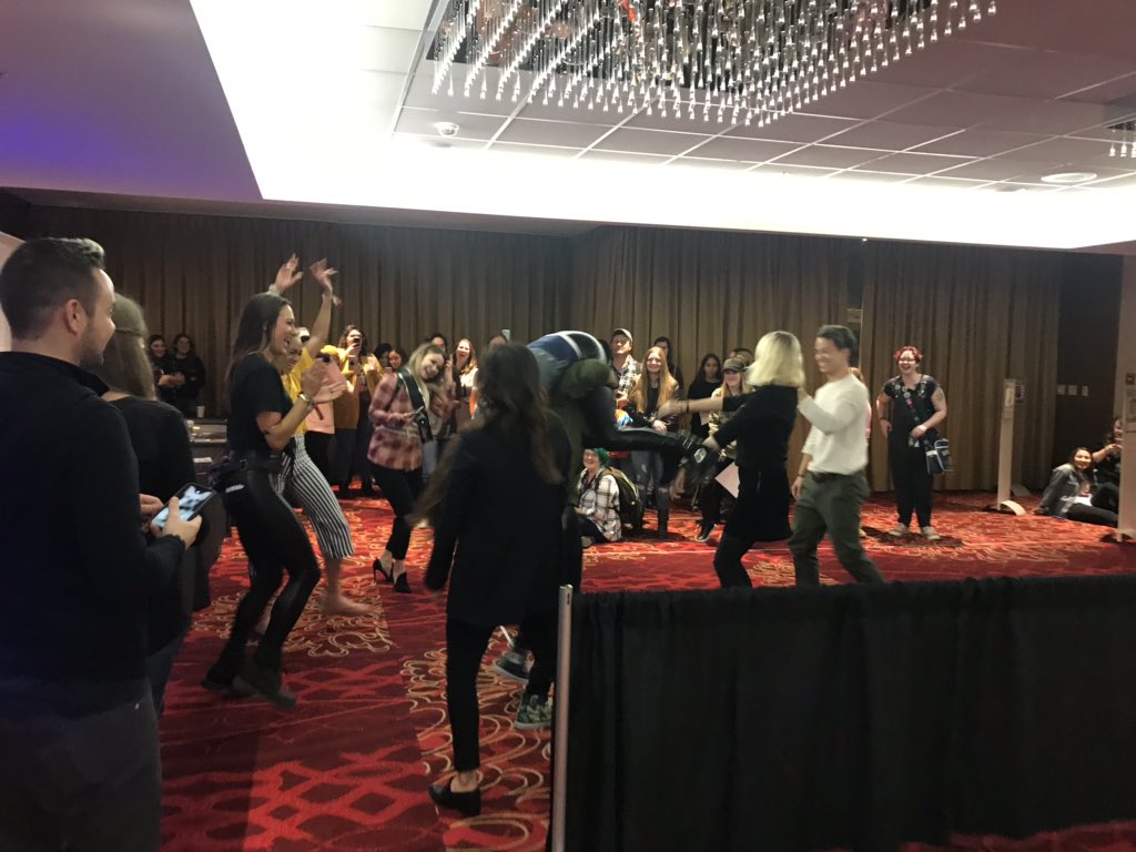 UnityEventsCA's tweet image. It isn’t #UNITYDAYS until there’s an impromptu dance party and wrestling