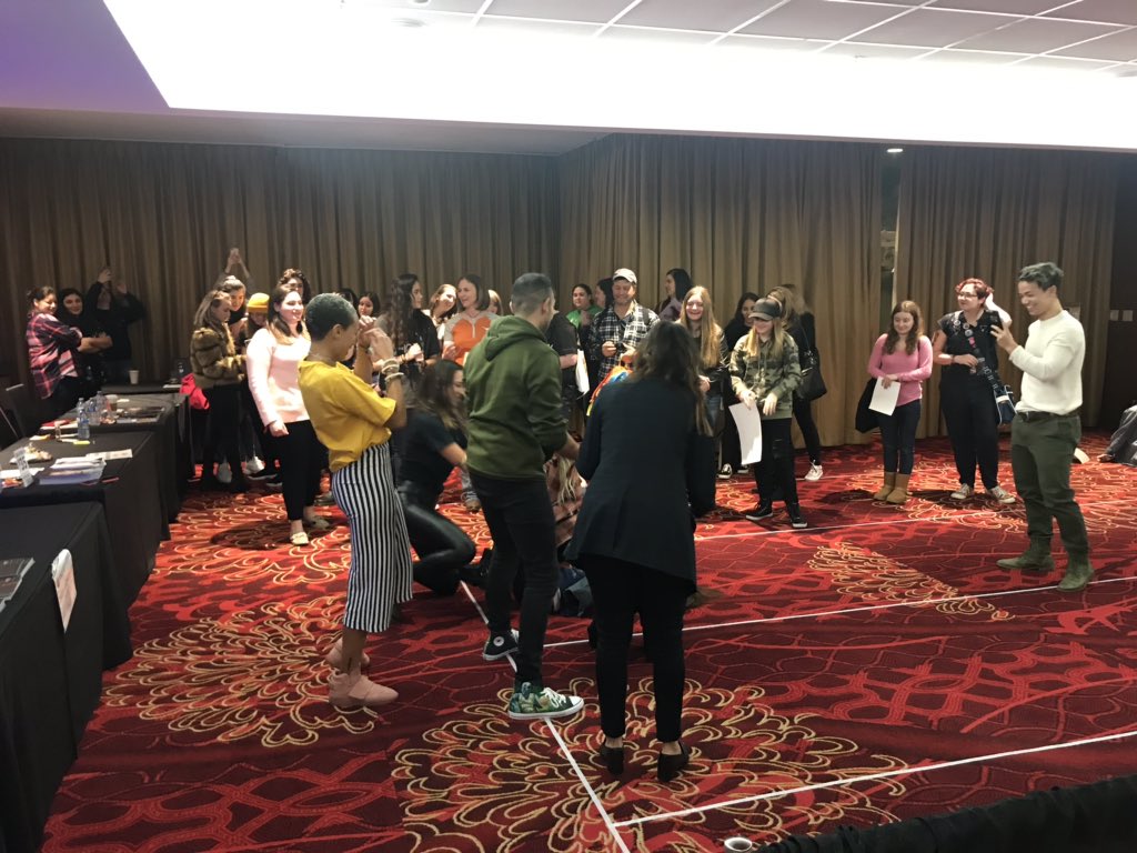 UnityEventsCA's tweet image. It isn’t #UNITYDAYS until there’s an impromptu dance party and wrestling