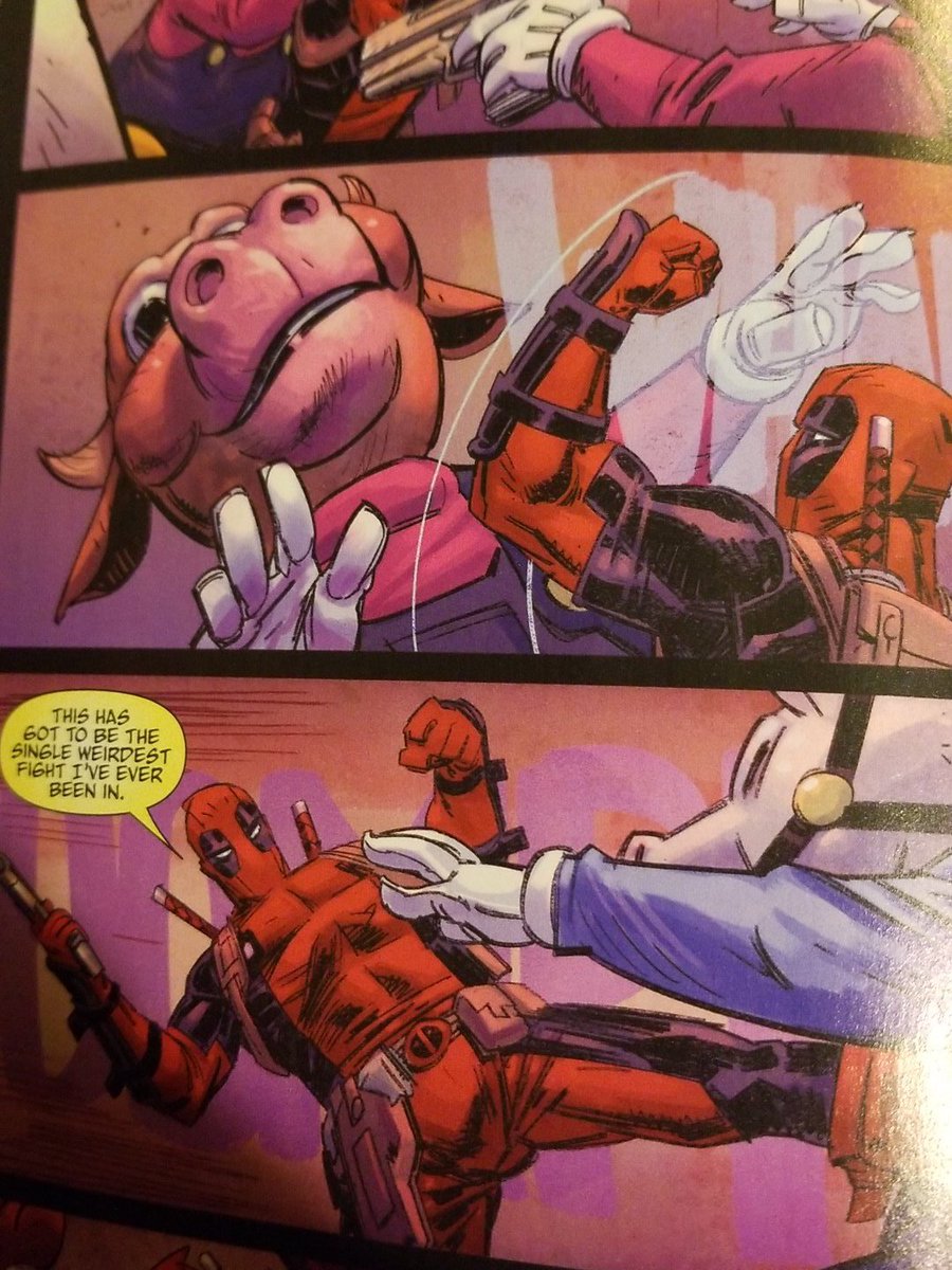 cheerstocomics's tweet photo. @skottieyoung @NicKlein may be the perfect duo in #comicbooks. #Deadpool #8 is still exactly what I want out of this title. Outrageous with a touch of holy shit. 🤘😁🍻
#ZiggyPig #SillySeal #PoorEllie https://t.co/jsJAKZ9UIl