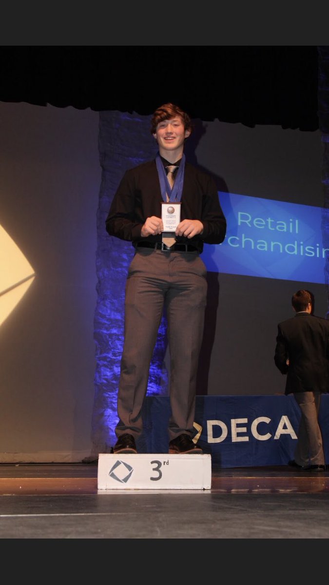 Congrats Ryan on taking 3rd place in Restaurant Food Service Management #WIDECA