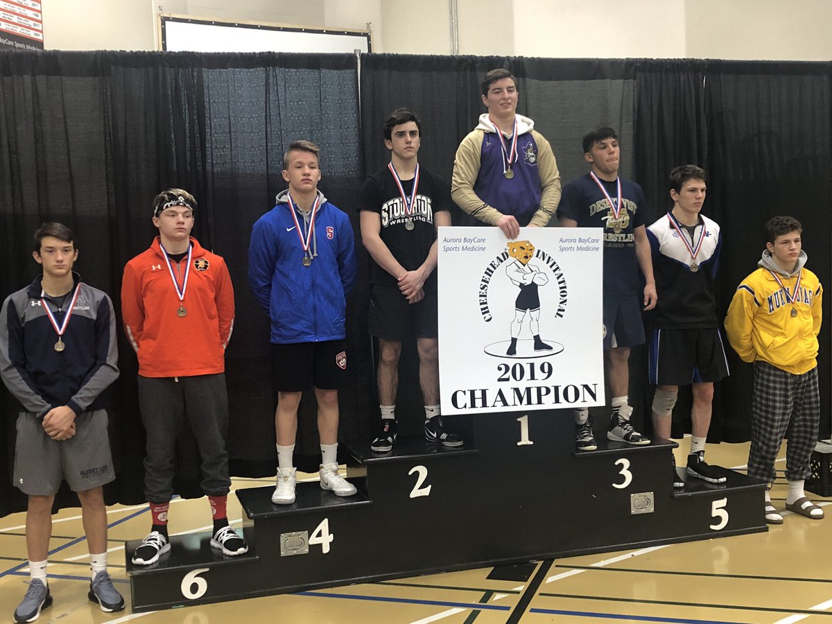 145 pound place winners at the 21st annual  #Cheesehead Great fight gentleman! #embracethegrind