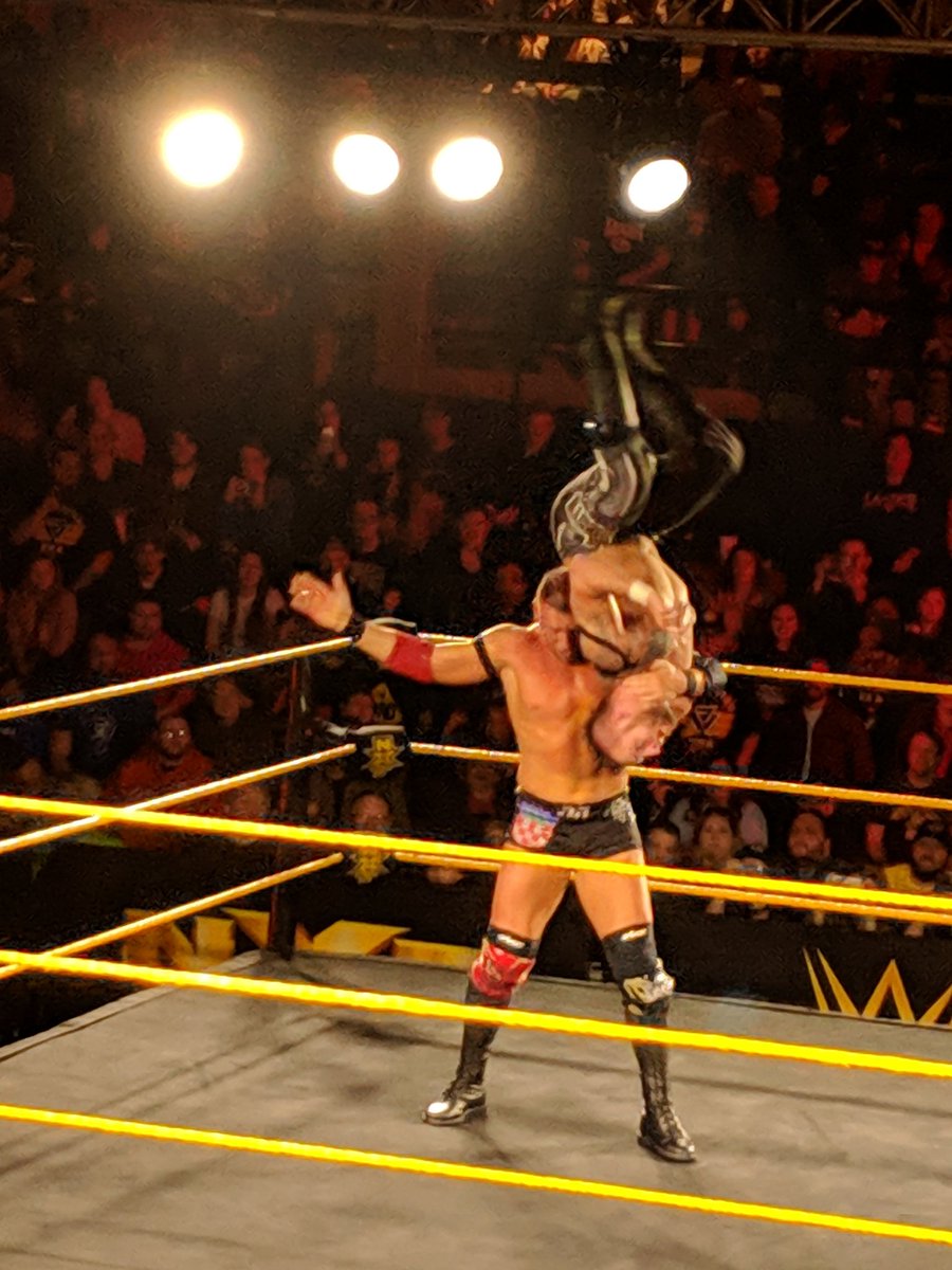 jnremeta's tweet photo. And. He's. All. The. Way. Up! #NXTSpartanburg https://t.co/OJytiyL9cA