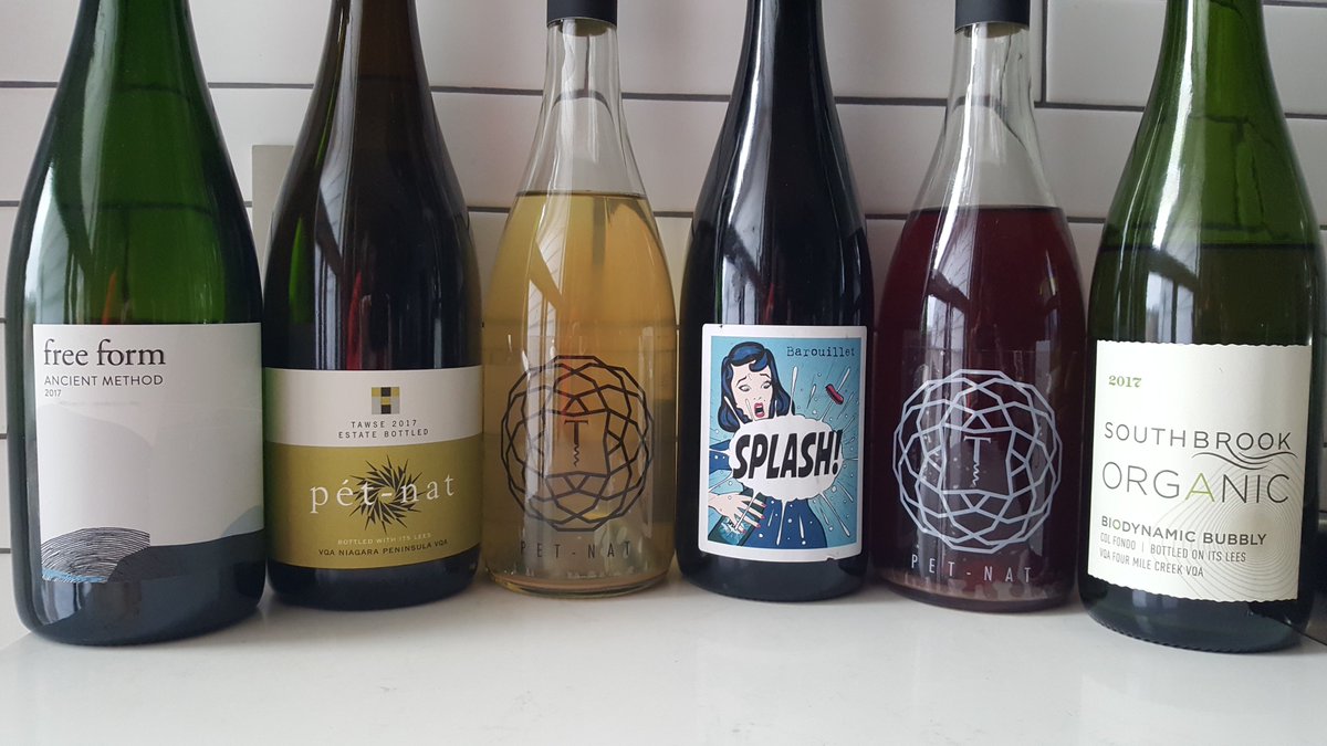 Beppi_Crosariol's tweet photo. My article today: "Prime Time for Pet-Nats." The ancient, funky, hazy, pre-Champagne sparkling-wine style breaks into the mainstream  https://t.co/IZ317RIoyF (for subscribers) @Bellawines @OKCrushPad @SouthbrookWine @TaylorVineyards @Nicholaspearcewines https://t.co/5MnjeD0RaQ