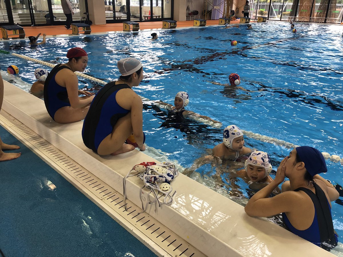 桃太郎カップ ー全日本ユース U15 水球競技選手権大会ー 水球女子日本代表による水球教室 In倉敷市屋内水泳センター ポセイドンジャパン 水泳