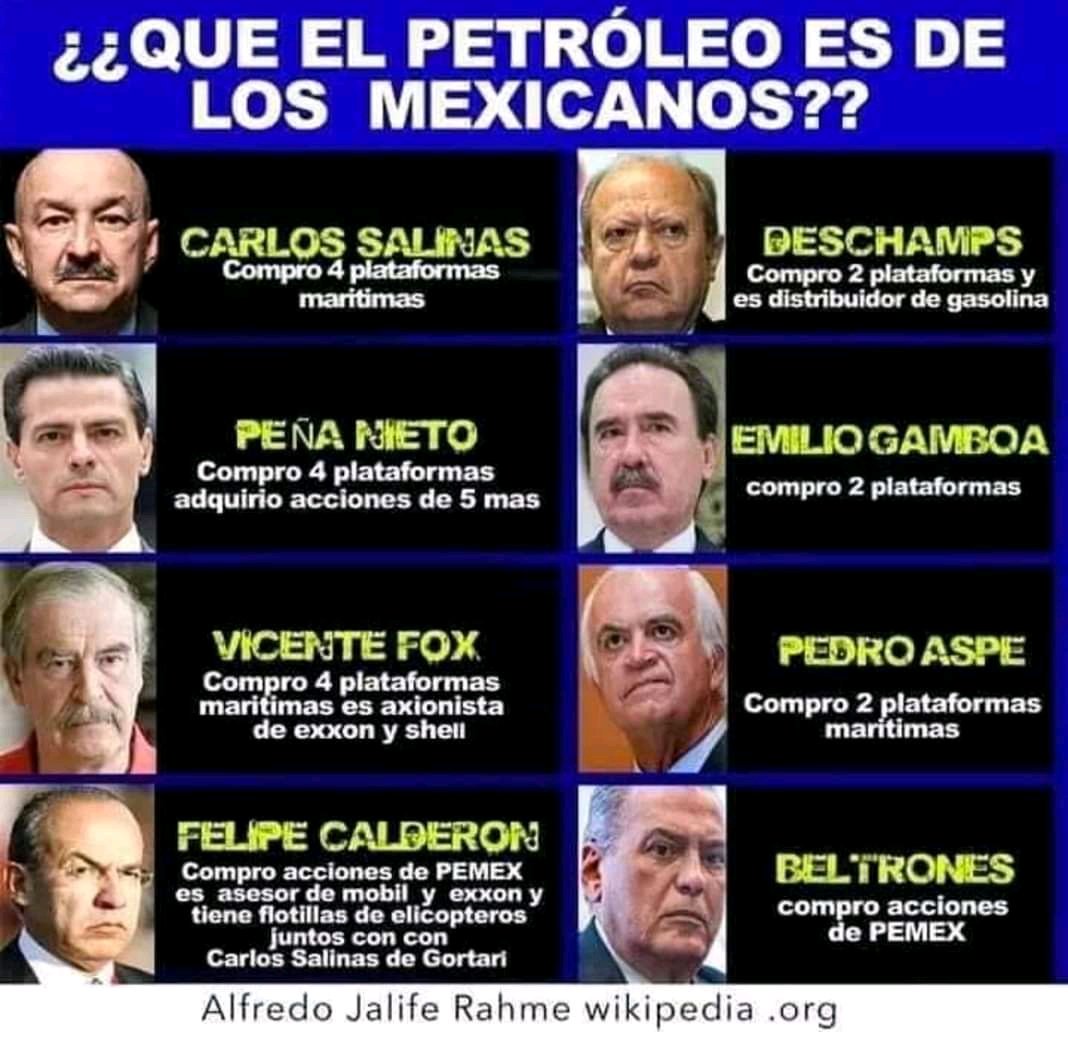 #DesabastoDeGasolina
Los dueños de las plataformas petroleras!!!

La pregunta del millón, de dónde carajos sacaron tanto dinero? Obvio de las transas y corrupciones ⬇️⬇️⬇️