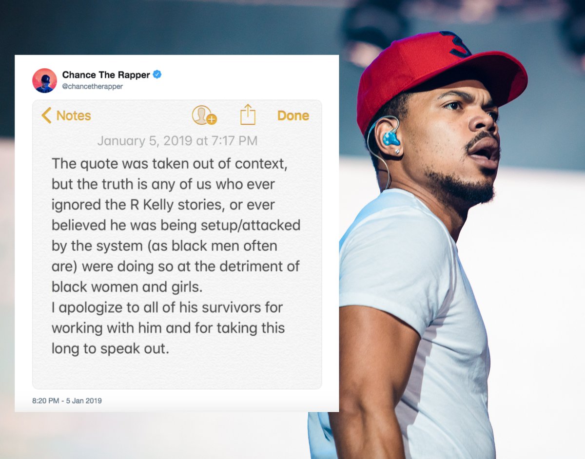chance the rapper r kelly tweet