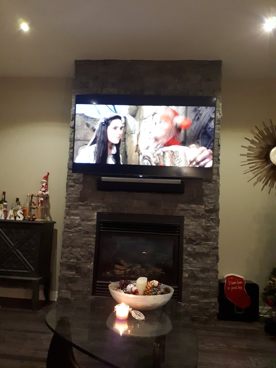 TaraL1500's tweet photo. So lucky and honored to be the one to make sure the tiny humans develop a good appreciation for the classics. Sharing the movies that shaped my childhood #labrynth #davidbowie #childofthe80s #familytime https://t.co/fxHCBq6ykt