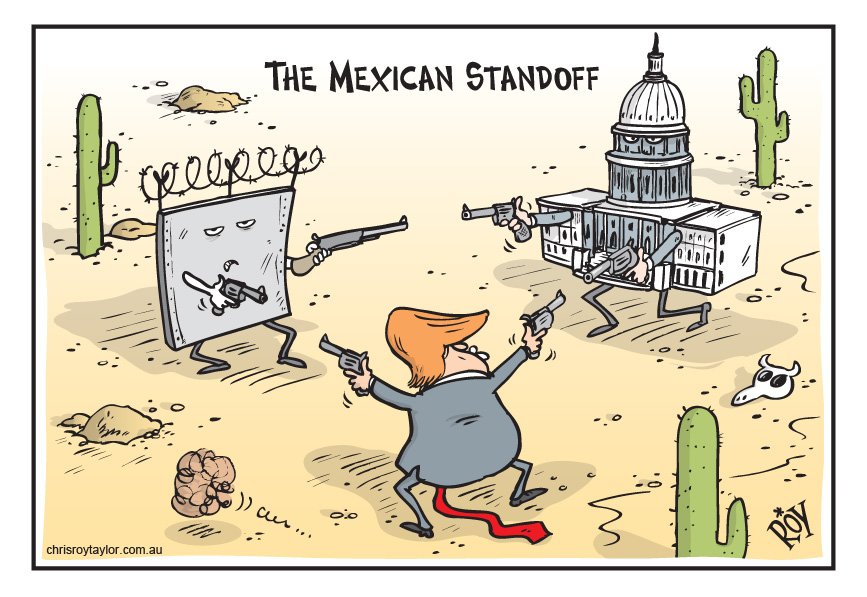 Mexican Standoff Cartoon