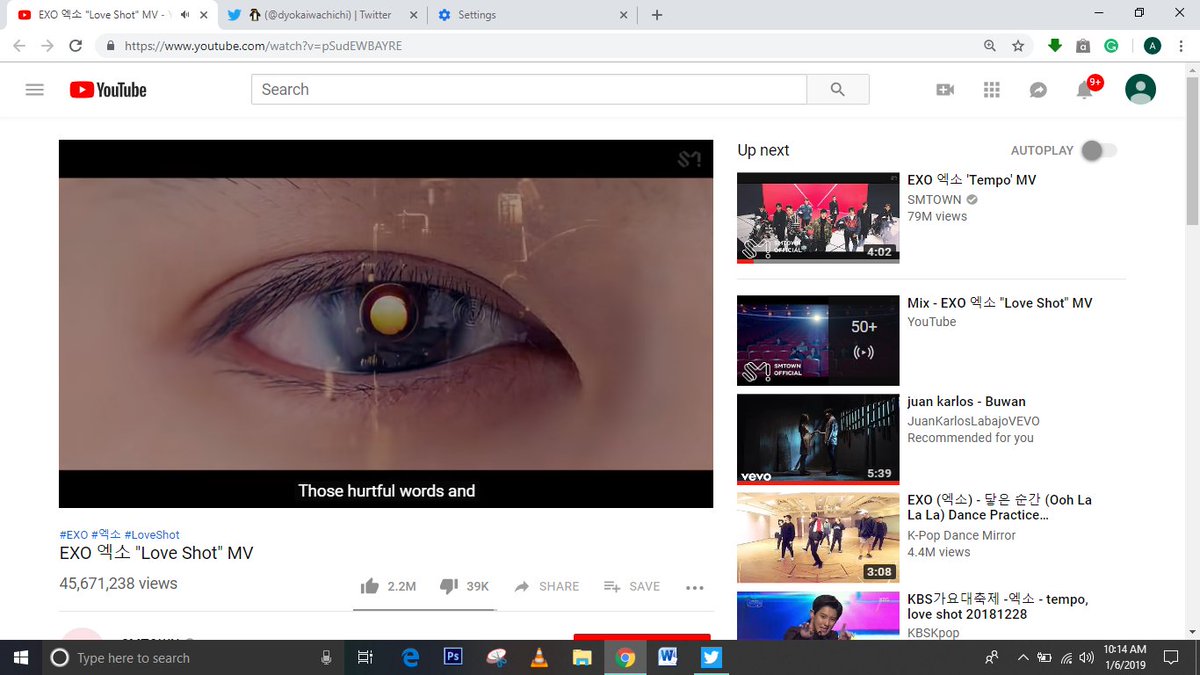 dyokaiwachichi's tweet photo. -PROOFS FOR 01/06/19
▶️YT PROOFS▶️
#어디에도_없을_완벽한_EXO #EXO #weareoneEXO #엑소 #LoveShot #러브샷 #EXO_DontMessUpMyTempo #EXO_Tempo #ItsTheLoveShot #FirstLoveShot @weareoneEXO @B_hundred_Hyun @layzhang https://t.co/xlsNiv7HrI