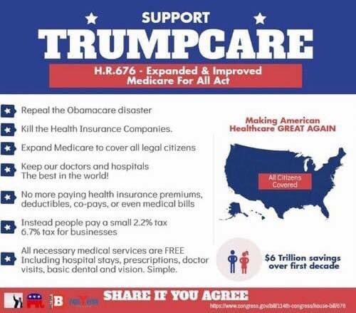 RedBeretsM4All's tweet photo. @realDonaldTrump National Improved #MedicareForAll is the solution which will save lives, money and give us negotiating power.
#RedBerets
#Knit4Nurses
#NoPayGo https://t.co/UIBgutpyhN