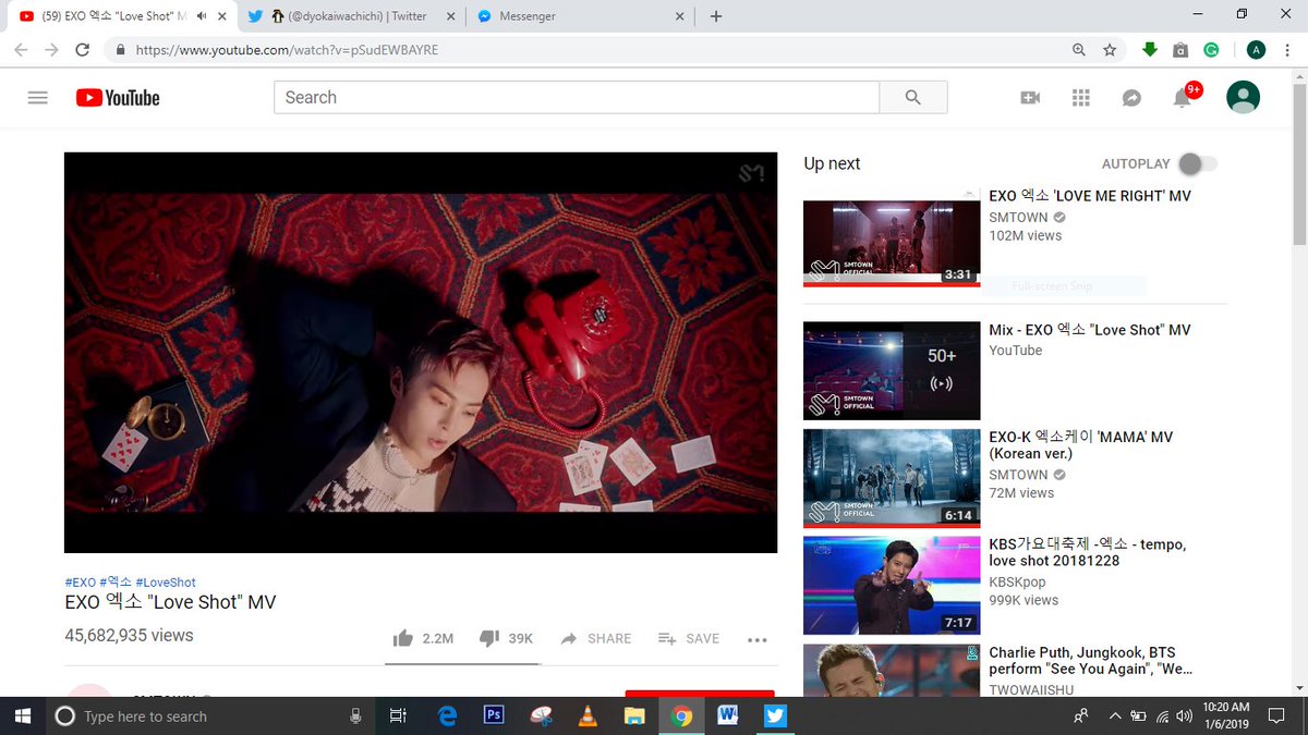 dyokaiwachichi's tweet photo. -PROOFS FOR 01/06/19
▶️YT PROOFS▶️
#어디에도_없을_완벽한_EXO #EXO #weareoneEXO #엑소 #LoveShot #러브샷 #EXO_DontMessUpMyTempo #EXO_Tempo #ItsTheLoveShot #FirstLoveShot @weareoneEXO @B_hundred_Hyun @layzhang https://t.co/xlsNiv7HrI