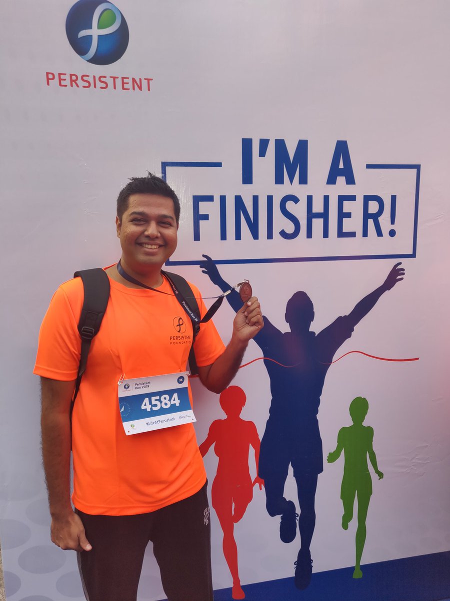 BhushanGarware's tweet photo. #PersistentRun2019 @Persistentsys https://t.co/TyObDi7GCO