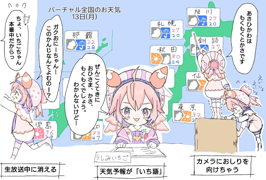 いちごちゃんまとめ
#いちごのあとりえ 