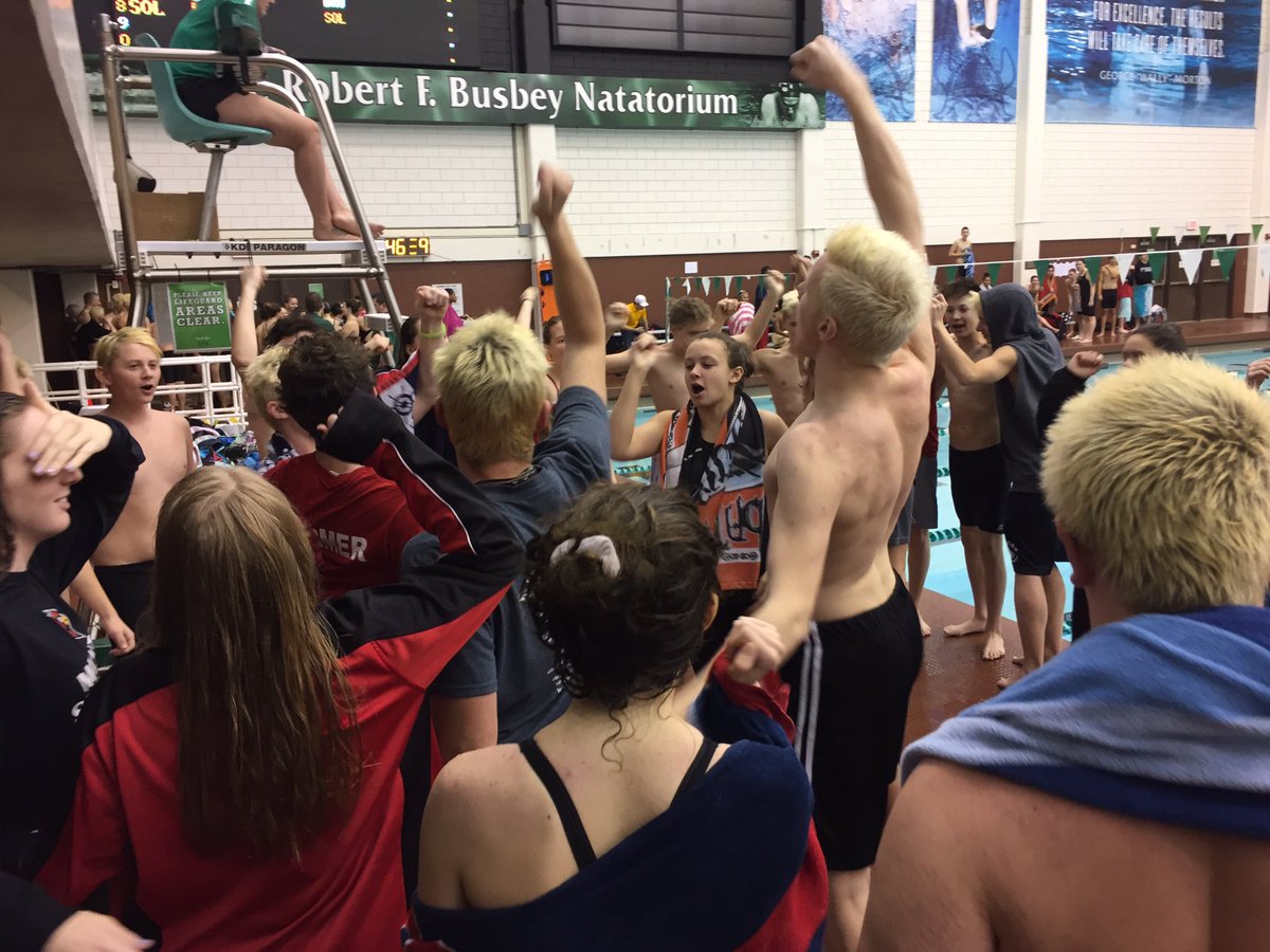 Phenomenal meet today! So proud of these Cardinals! 28 season best times at prelims. 27 swimmers qualified for finals. 42 time drops at those finals. Girls finished 3rd of 8 and boys 5th of 8 in one of the toughest leagues in the state! Looking forward to a great postseason!
