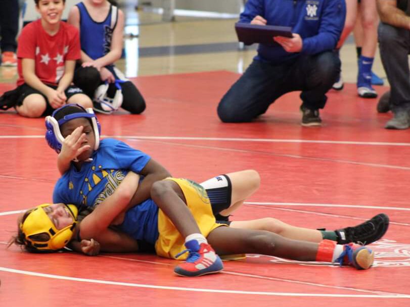 Shout out to the our Royal Wrestlers! The team went 3-2 at the Woodland Duals today. Riley Gilbert went 4-0, Hawk Dauenbaugh went 2-0, and went Parker Smith 3-2. #BeRoyal