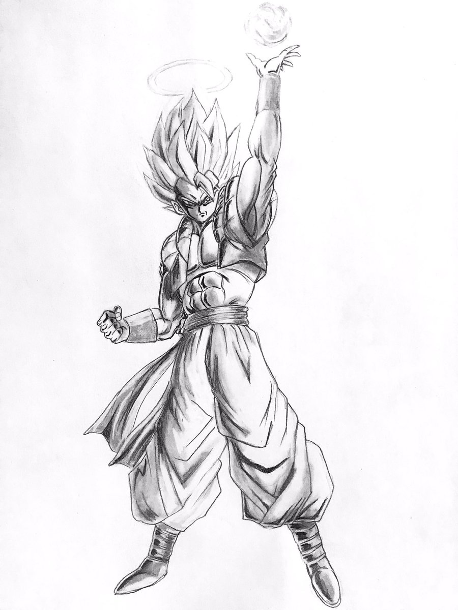 いろんなアニメキャラ描いてみた בטוויטר ドラゴンボール Dragonball ゴジータ Gogeta 描いてみた Youtubeチャンネル T Co Msafwx6jo8