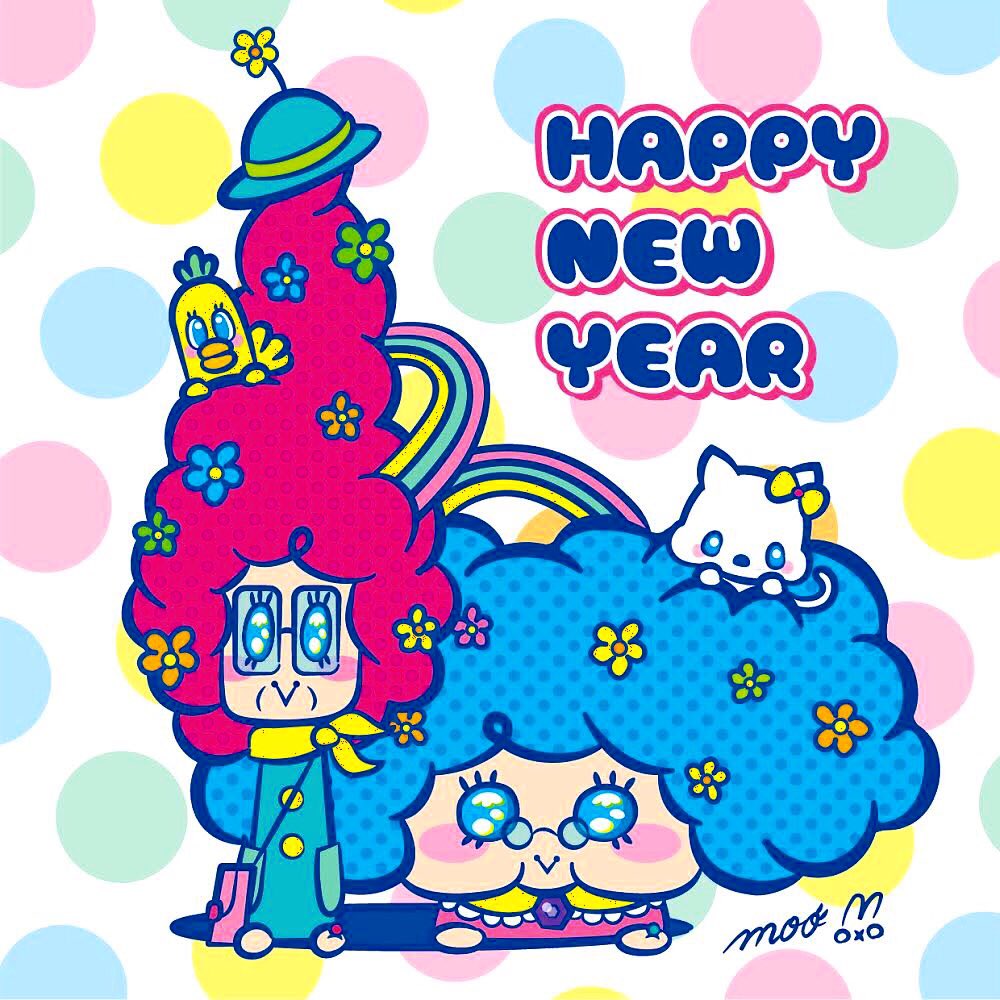 Dreamooland_Moo's tweet photo. 💖✨💖✨💖✨💖
⭐️Happy new year⭐️
💖✨💖✨💖✨💖
🌟🍀🌟2019🌟🍀🌟

#dreamooland #moo #spbb #superbarba #cotoncandy #colorful #characterdesign #スーパーバーバ
#NewYear https://t.co/iWi05xOas7