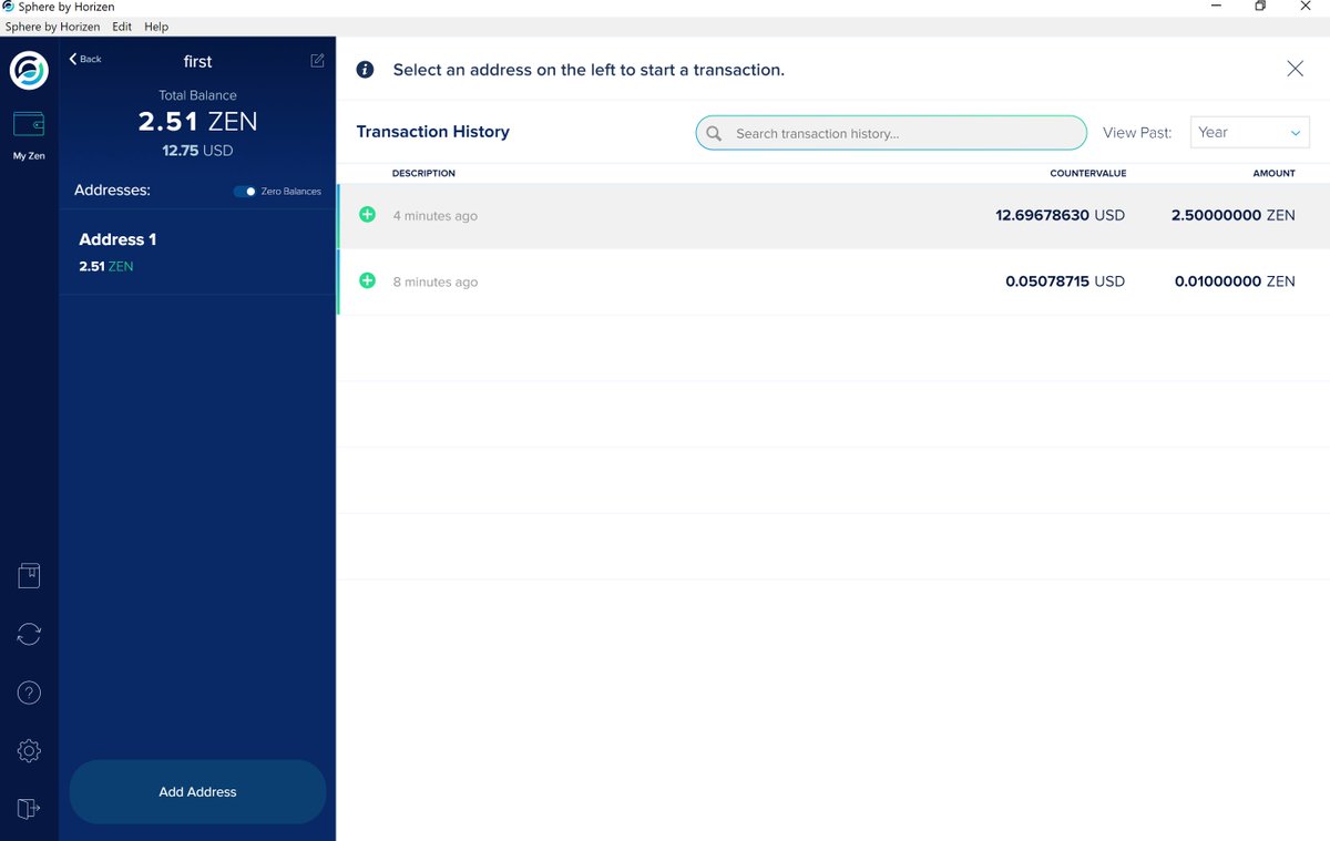 Techno_Saviour's tweet photo. Just now I used the new Sphere wallet by @horizenglobal , quite impressed with the UI &amp; UX. It's good to see wallets being created in such a professional manner that's so easy to use. Love to see crypto maturing #Horizen #SpherebyHorizen #isupportcrypto #cryptocurrency https://t.co/vb5IIMMr7n