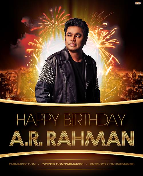 Happy birthday A.R.RAHMAN Sir you are the King of music world 