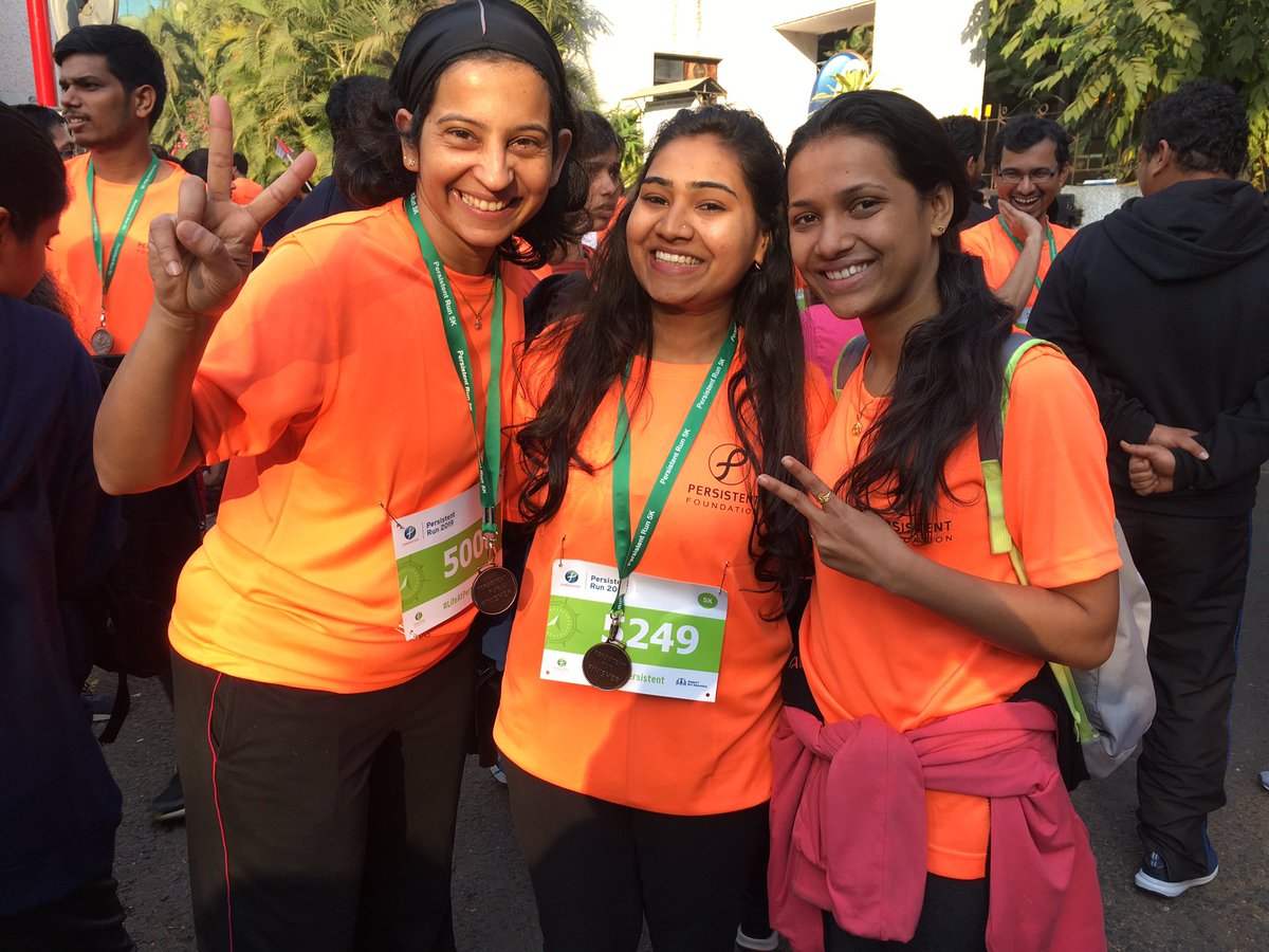 RashmitDixit's tweet photo. All done and we had so much fun! #PersistentRun2019 @Persistentsys https://t.co/R3V1sSowBW