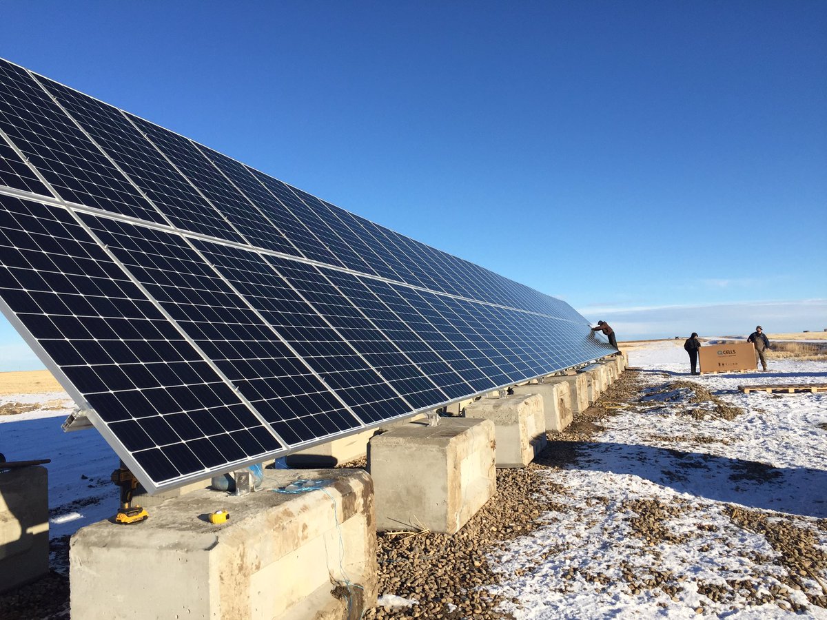 Solar panels are up and running! Thanks to Colin Bishop for helping us to get it done!