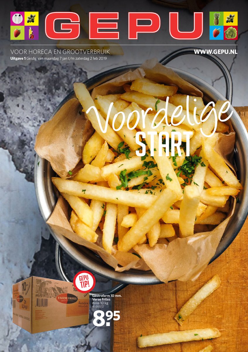 Start 2019 voordelig met GEPU! Bekijk nu #actiefolder 1 via deze link:
bit.ly/2R2IVb7 

 #groothandel #utrecht #prijsknallers #horeca #2019