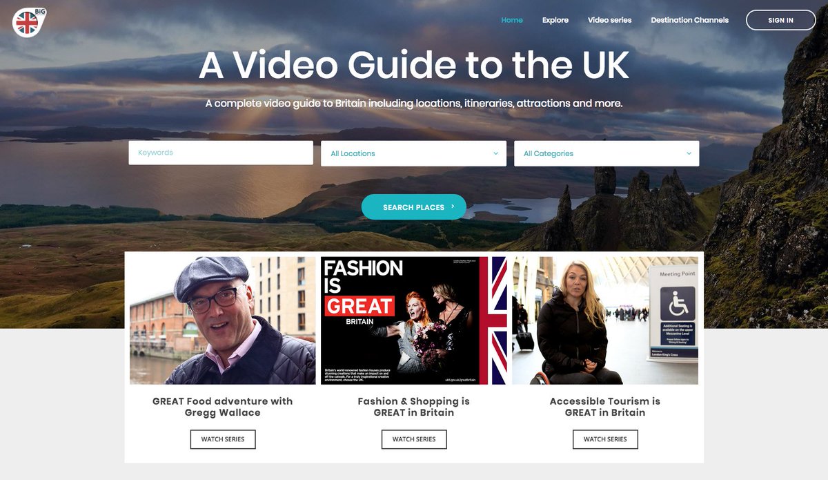 Come and check out the all new Britain is GREAT website - britainisgreat.com got a video you would like added? get in touch info@britainisgreat.com