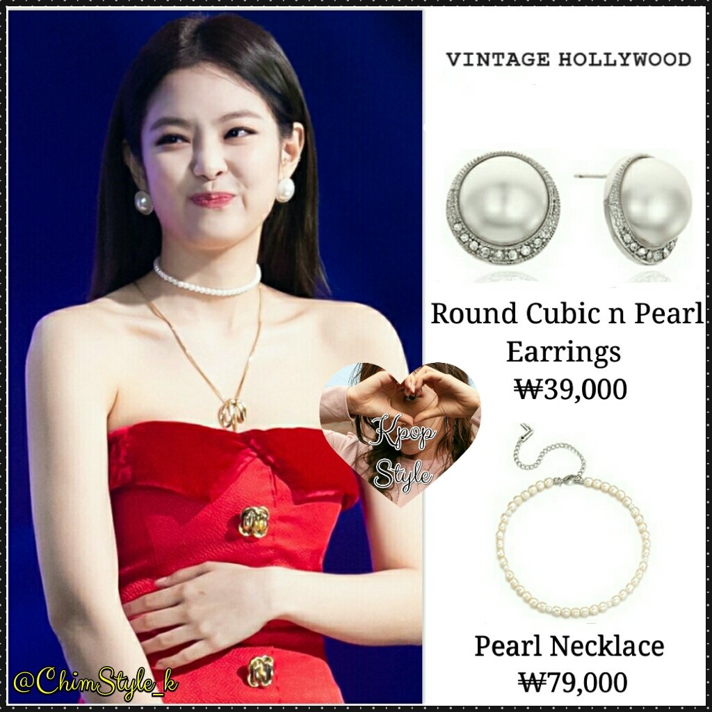 【VINTAGE HOLLYWOOD】Pearl Necklace▲BLACKPINK▲ITZY着用 🌸 KPOP STYLE 🌸 on X: