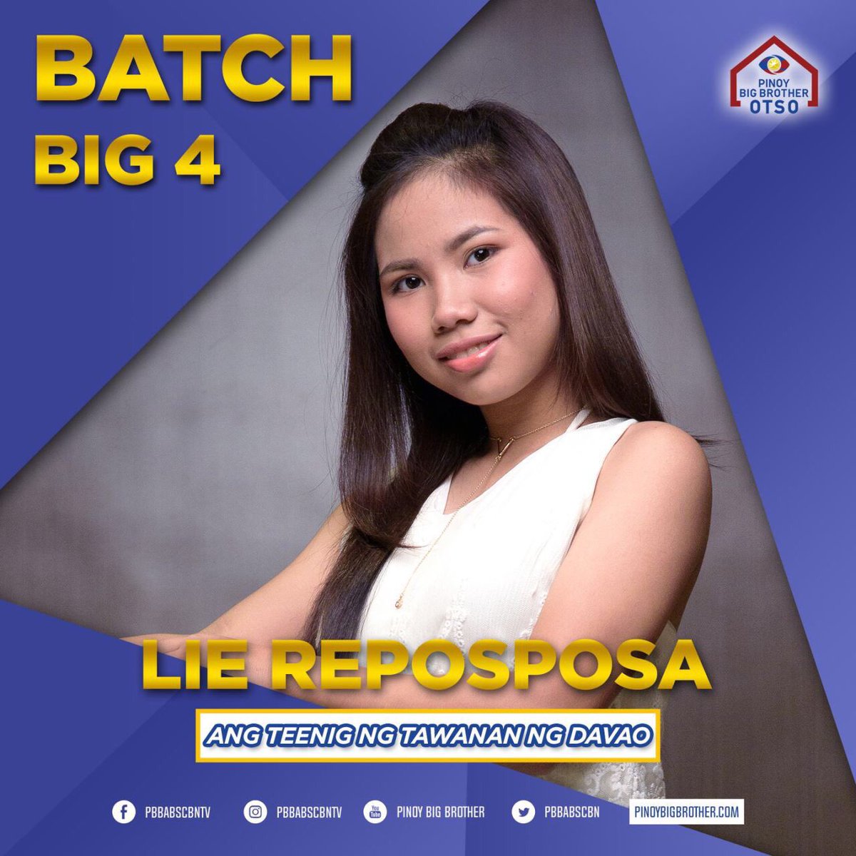 PBBabscbn's tweet photo. 🔵 Si LIE ba ang Teen Batch Big Winner mo? Boto na! #PBBBig8tingSalubong https://t.co/y2kXPxBT1E