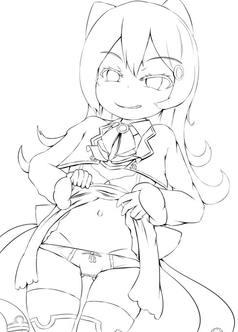 今描いてるアバークロンビーちゃんの線画
出来れば今日中に塗り終わりたいとこ…! 