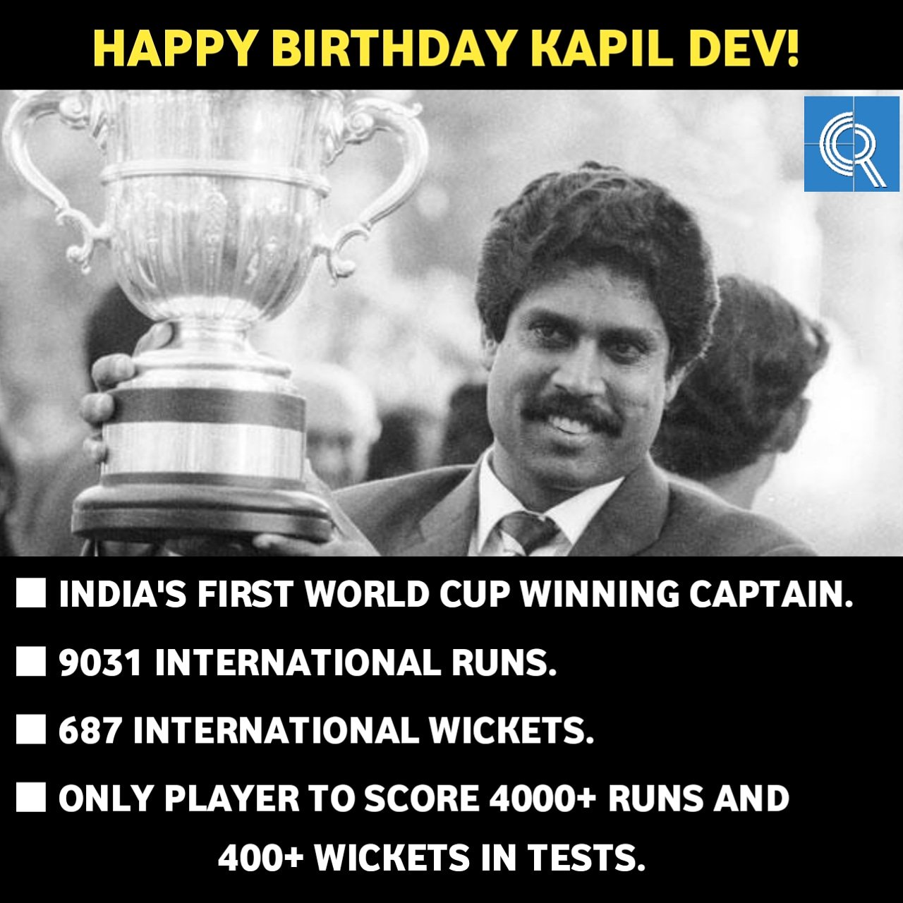 Happy Birthday Kapil Dev! 