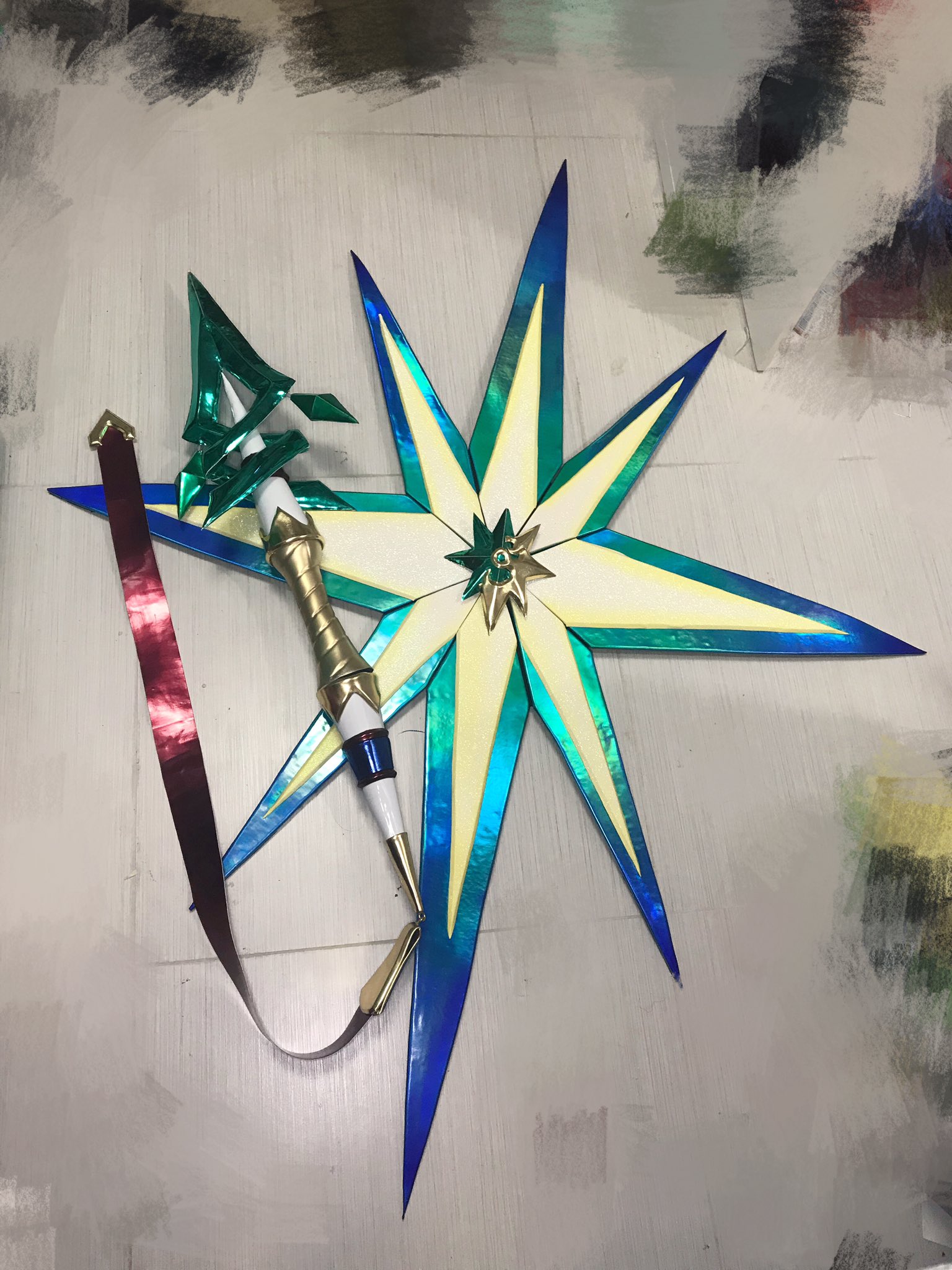 湯神yugami 新品 ブラダマンテ 目映きは閃光の魔盾 Fategrandorder 道具制作 Cosplay Props Fgo コスプレ コスプレ小道具 ブラダマンテ Bradamante 尻槍 布拉達曼特 目映きは閃光の魔盾 閃光の魔盾