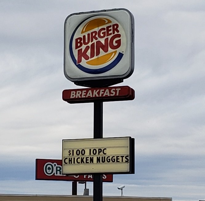 slappytrout's tweet photo. Price of nugz have skyrocketed... @BurgerKing #Nugz #Nugs #Nuggets #BurgerKing https://t.co/L7iNdZghaW