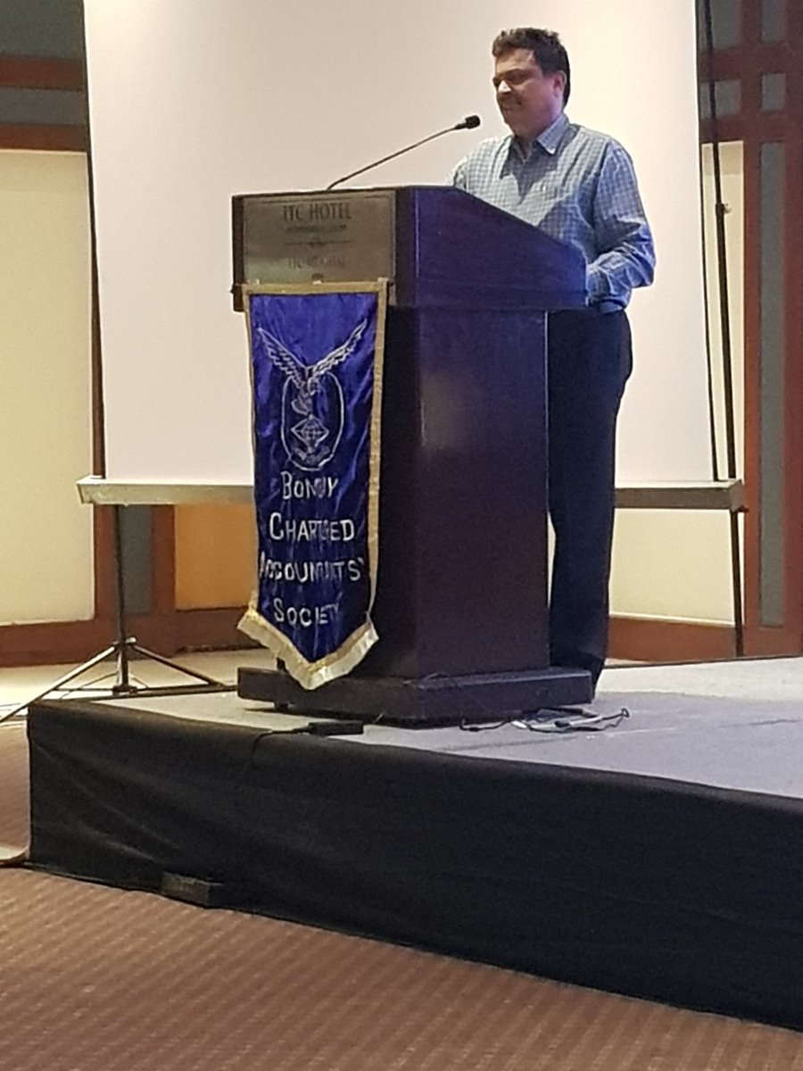 V Raghuraman nicely dealing with issues ìn GST. #BCASRRC <a href="/bcasglobal/">Bombay Chartered Accountants' Society(BCAS)</a>