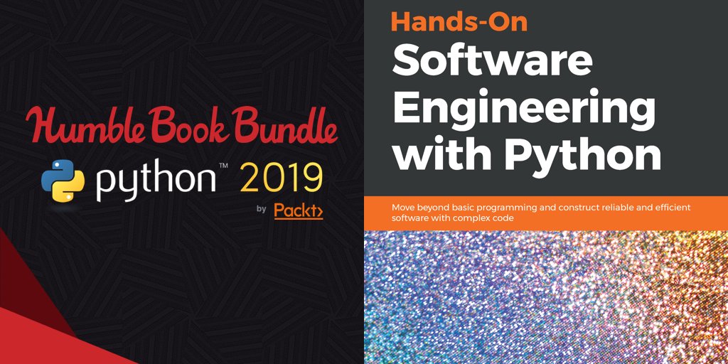The PSF is the featured publisher in the <a href="/PacktPub/">@Packtpub</a> Humble Bundle through January 14, 2019! Lots of great Python titles to choose from. humblebundle.com/books/python-p…