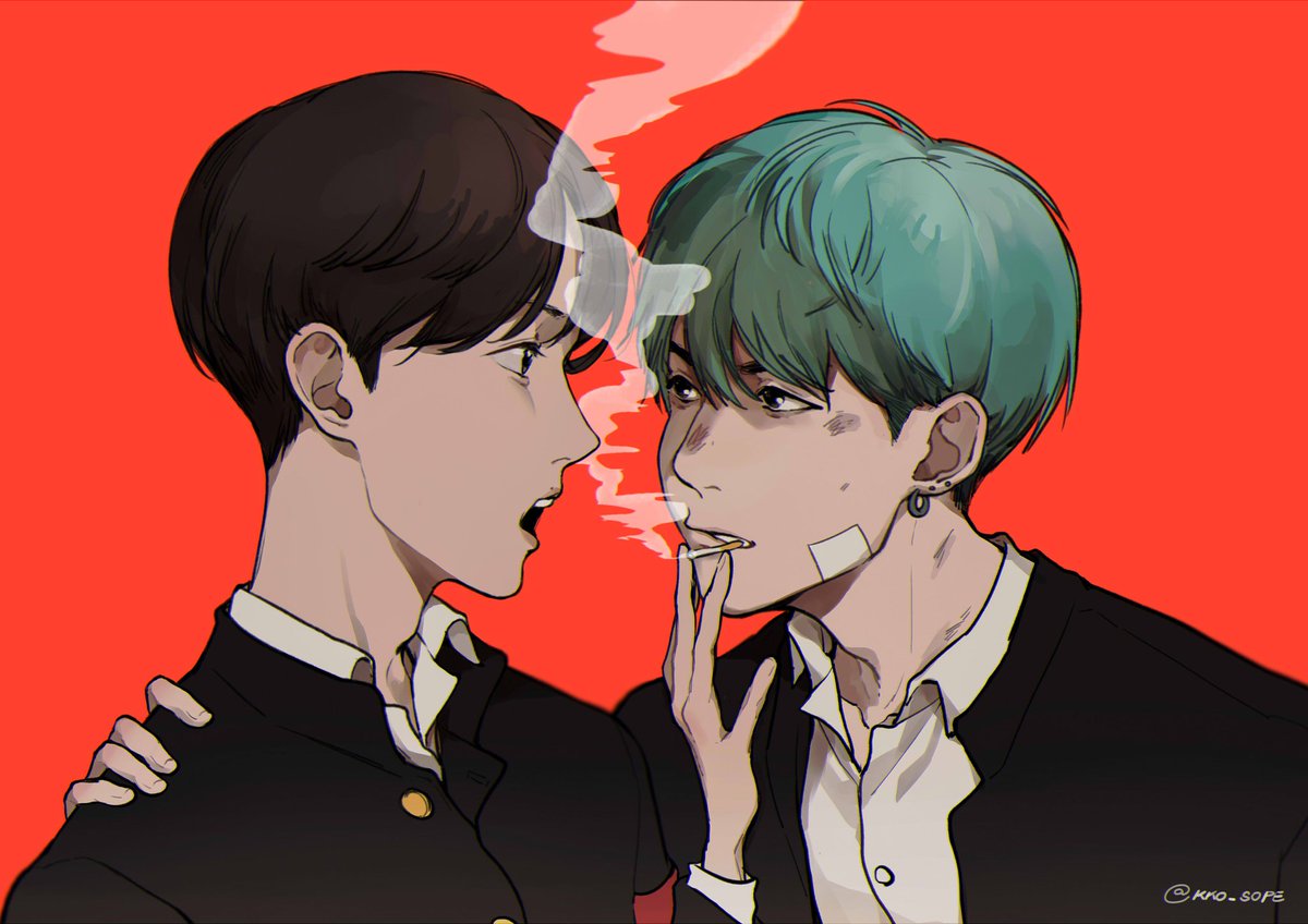 #yoonseok 
不良×風紀委員