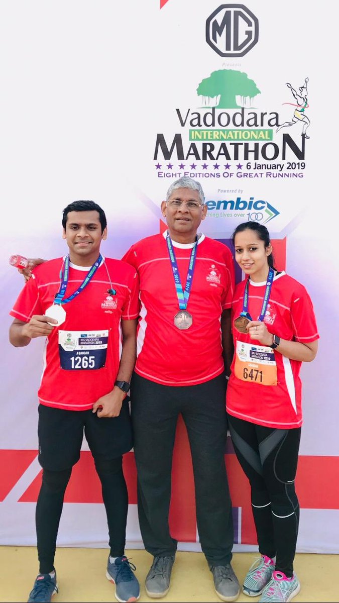 progressiveshar's tweet photo. #ProgressiveRuns

We at PROGRESSIVE strongly believe that it is only a Fitter body and a Healthy Mind that keeps you going at Work. 

Our Chairman, his Son and Daughter in Law ran at The Vadodara International Marathon - 2019 today at Vododara, Gujarat. 

Mr. Aditya Gaggar 1/2 https://t.co/aJGvYVwfVr