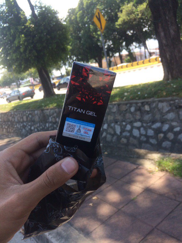 OriginalGambir's tweet photo. COD Titan Gel Original done ✅ 

TQ jack. balik terus sapu ye! 
 2x sehari 💪💪

#titangeloriginal #titangelrussia #besar #panjang #original https://t.co/rIw5kokFxp