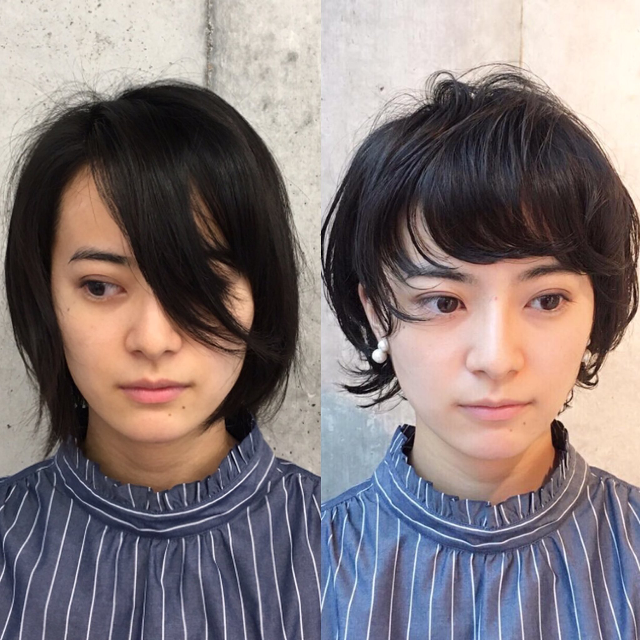 交々 変わるなら劇的に ショート ショートパーマ ショートウルフ 黒髪ウルフ 黒髪ショート オン眉ショート T Co 2kwbwdhkdb Twitter